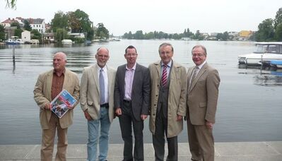 Mit Vertretern des Tourismusvereins und Tourismuspolitikern der SPD-Bundestagsfraktion in der Altstadt Köpenick