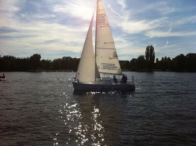 In diesem Boot segelte auch SPD-Innenstaatsekretär Ulrich Freise mit