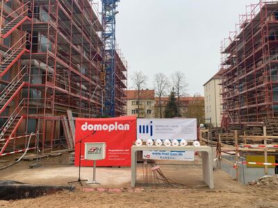 Genossenschaftliches Wohnen in Oberschöneweide: die Neubauwohnungen der Genossenschaft &quot;Berliner Bär&quot;.