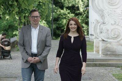 Oliver Igel und Ana-Maria Trasnea wollen gemeinsam viel für Treptow-Köpenick erreichen.