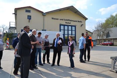 Besuch des Bauhofes der Wasser- und Schifffahrtsverwaltung